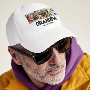 Gorra De Camionero Abuelo estableció la foto 3 del guión blanco negro