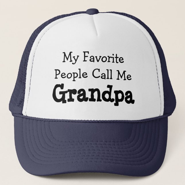 Gorra De Camionero Abuelo favorito (Anverso)