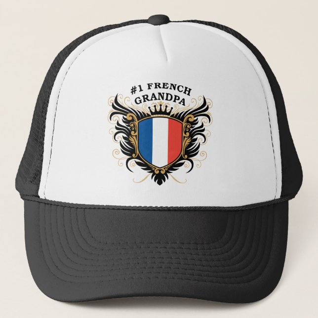 Gorra De Camionero Abuelo francés del número uno (Anverso)