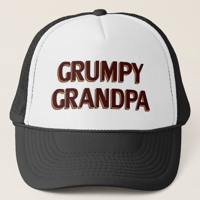 Gorra De Camionero Abuelo gruñón (Anverso)