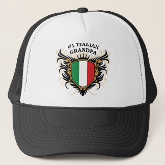 Gorra De Camionero Abuelo italiano del número uno