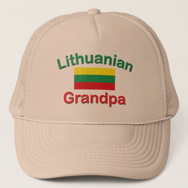 Gorra De Camionero Abuelo lituano (Anverso)