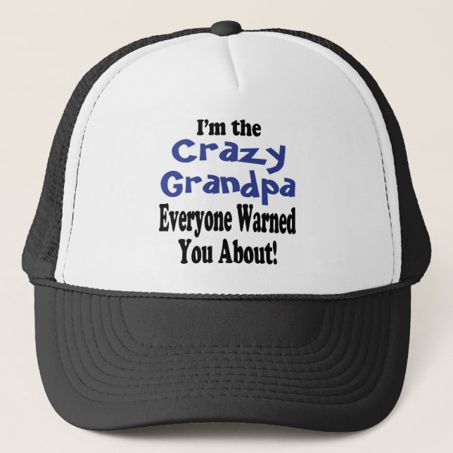 Gorra De Camionero Abuelo Loco Hata (Anverso)