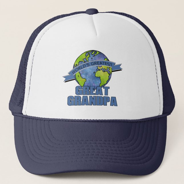 Gorra De Camionero Abuelo más grande del mundo el gran (Anverso)