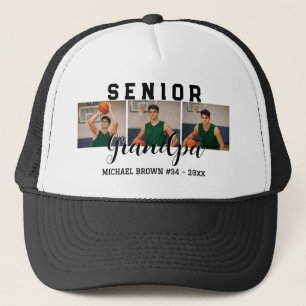 Gorra De Camionero Abuelo Mayor Personalizado 3 Fotos Collage Balonce