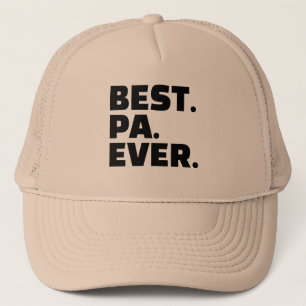 Gorra De Camionero Abuelo Mejor Papá Que Nunca Tipografía Negrita