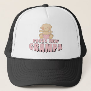 Gorra De Camionero Abuelo Nuevo Orgulloso Niña