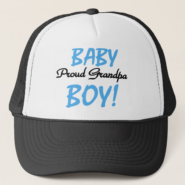 Gorra De Camionero Abuelo orgulloso del bebé (Anverso)