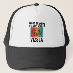 Gorra De Camionero Abuelo Orgulloso Vizsla Diseño Vintage Amante Perr