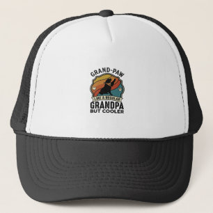 Gorra De Camionero Abuelo Pata Abuelo Perro Retro Atardecer Bandana_1