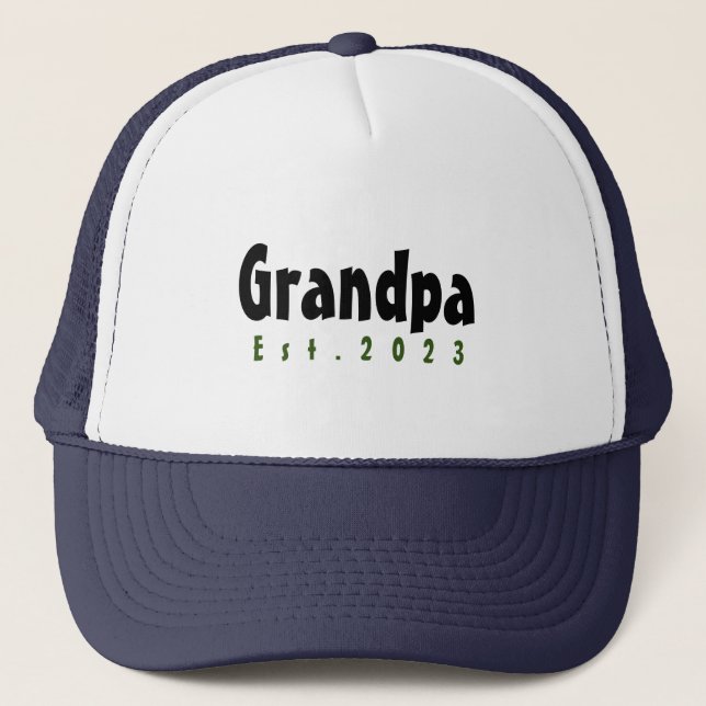 Gorra De Camionero Abuelo personalizado Este 2023 (Anverso)