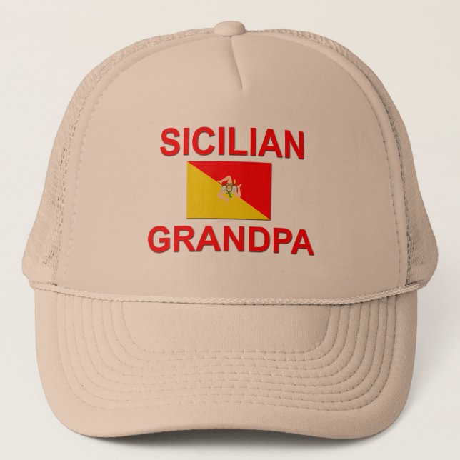 Gorra De Camionero Abuelo siciliano (Anverso)