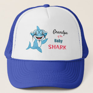 Gorra De Camionero Abuelo Tiburón Familia Feliz Tiburón