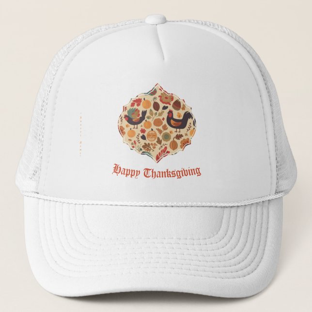 Gorra De Camionero Abundancia de otoño (Anverso)