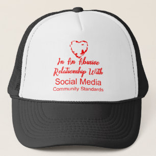 Gorra De Camionero Abusivas normas comunitarias de medios sociales #