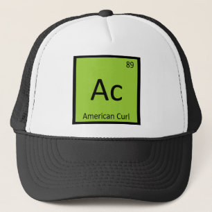 Gorra De Camionero Ac - American Curl Química Tabla Periódica