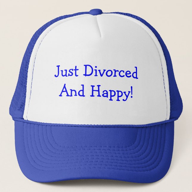 GORRA DE CAMIONERO ¡ACABA DE DIVORCIARSE! (Anverso)