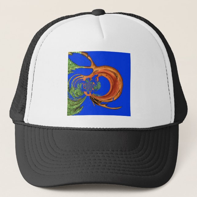 Gorra De Camionero Acacia Circle Art Print (Anverso)