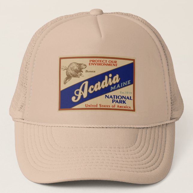 Gorra De Camionero Acadia (castor) (Anverso)