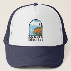 Gorra De Camionero Acadia National Park Bar Harbour Lighthouse Maine