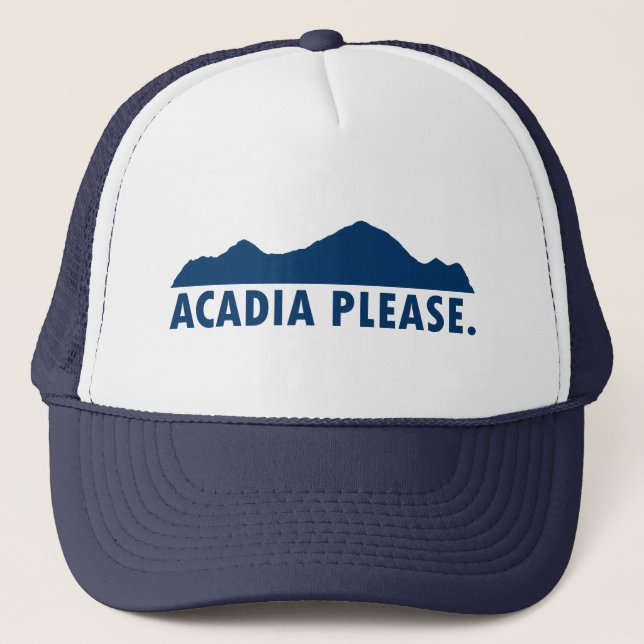 Gorra De Camionero Acadia, por favor (Anverso)