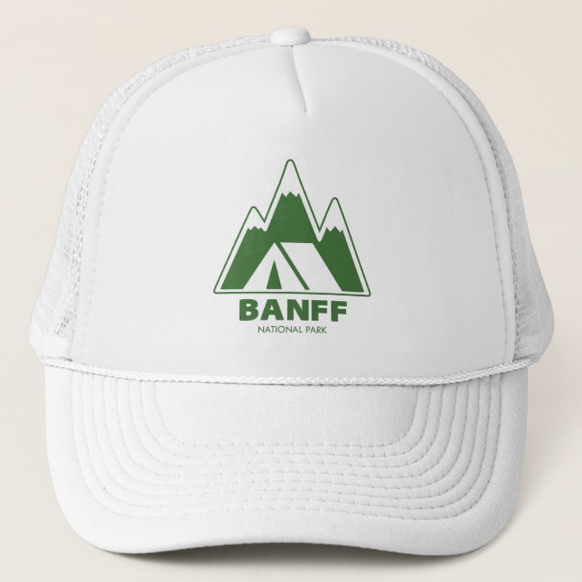 Gorra De Camionero Acampada del Parque Nacional Banff (Anverso)