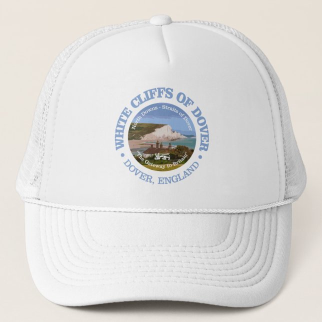 Gorra De Camionero Acantilados blancos de Dover (rd) (Anverso)