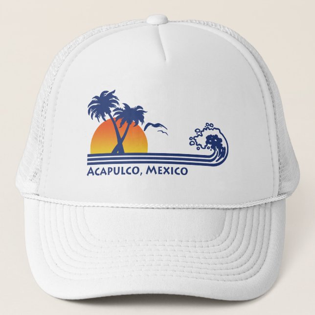 Gorra De Camionero Acapulco México (Anverso)