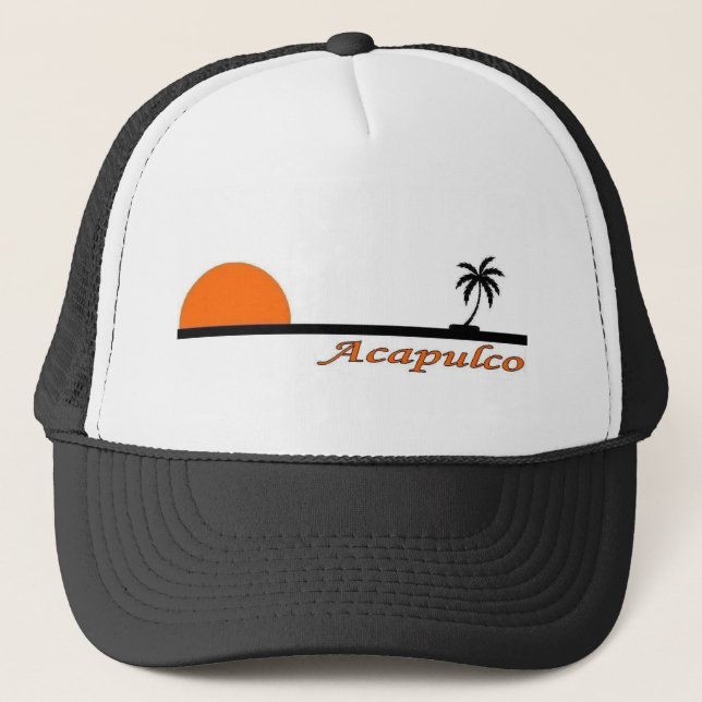 Gorra De Camionero Acapulco, México (Anverso)