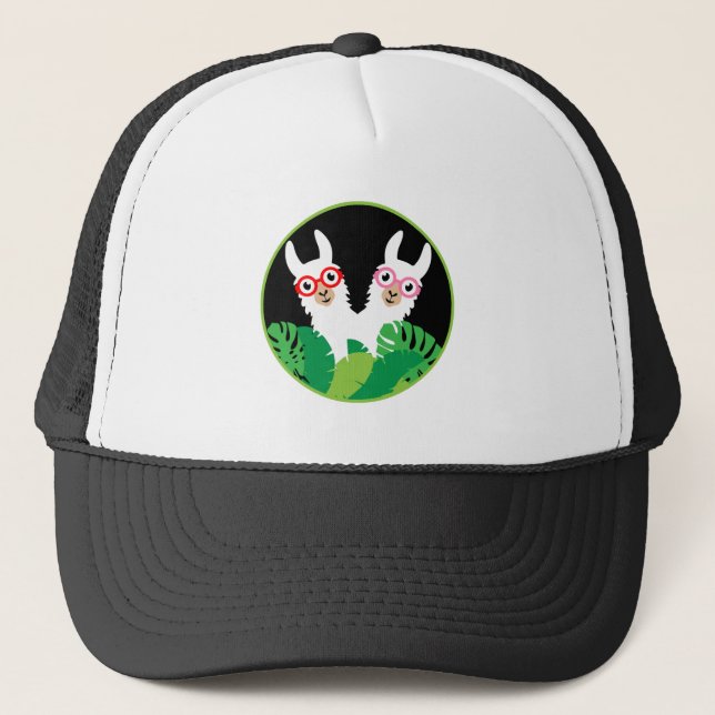Gorra De Camionero Accesorios de la flema llamada alpaca (Anverso)