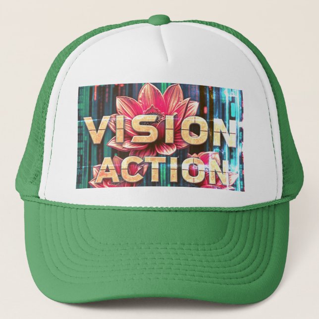 Gorra De Camionero Acción de Visión (Anverso)