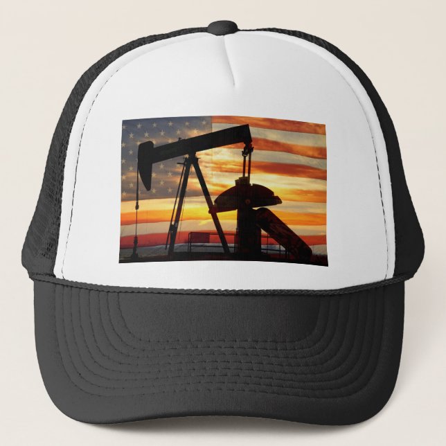 Gorra De Camionero Aceite americano (Anverso)