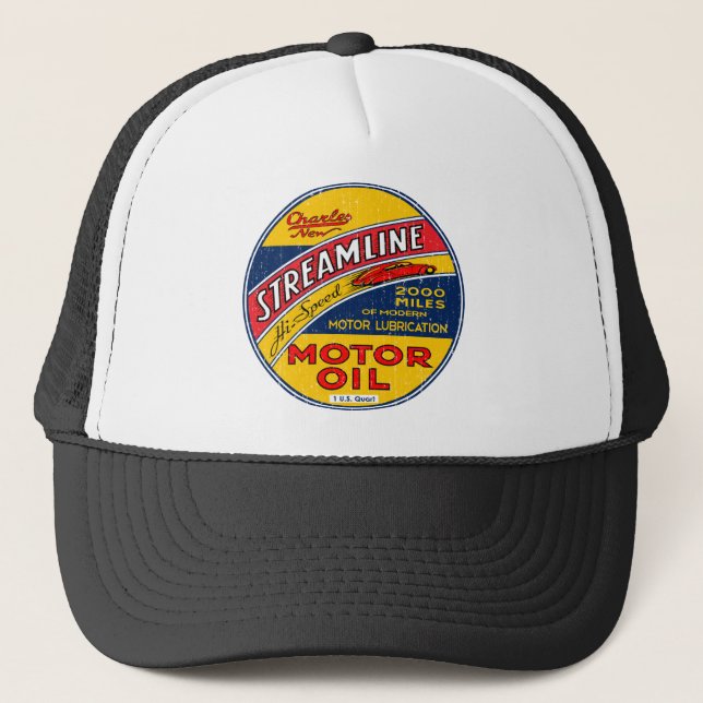 Gorra De Camionero Aceite de motor aerodinámico (Anverso)