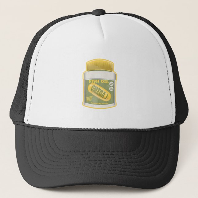 Gorra De Camionero Aceite de pez Omega 3 (Anverso)