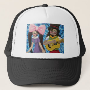 Gorra De Camionero Aceituna y Dingo