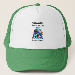 Gorra De Camionero Acepta Diferentes. Día Mundial de Conciencia sobre