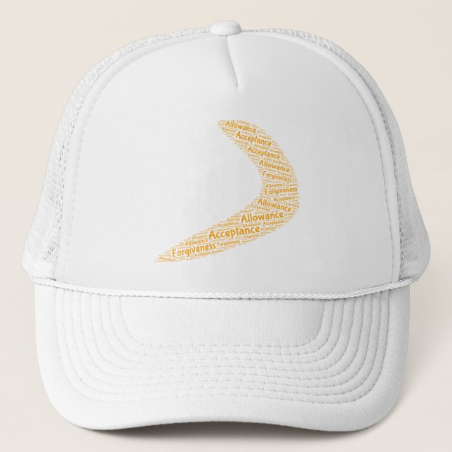 Gorra De Camionero Aceptación de búmeran, asignación, límite de perdó (Anverso)
