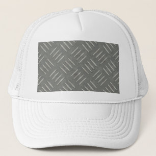 Gorra De Camionero Acero inoxidable de la placa del diamante