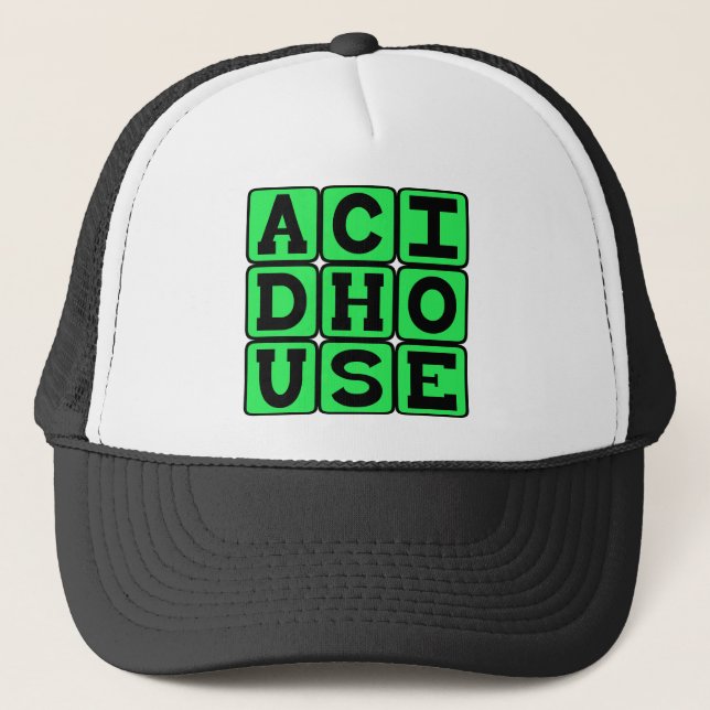 Gorra De Camionero Acid House, Género Musical (Anverso)