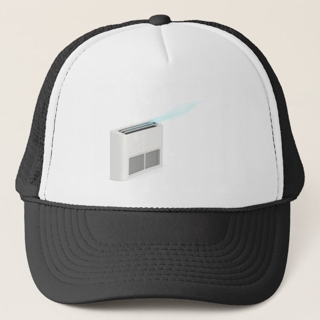 Gorra De Camionero Acondicionador de aire que sopla aire frío (Anverso)