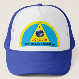 Gorra De Camionero ACT NOW y Save Oceans 4 Tomorrow - Climate (gorra)