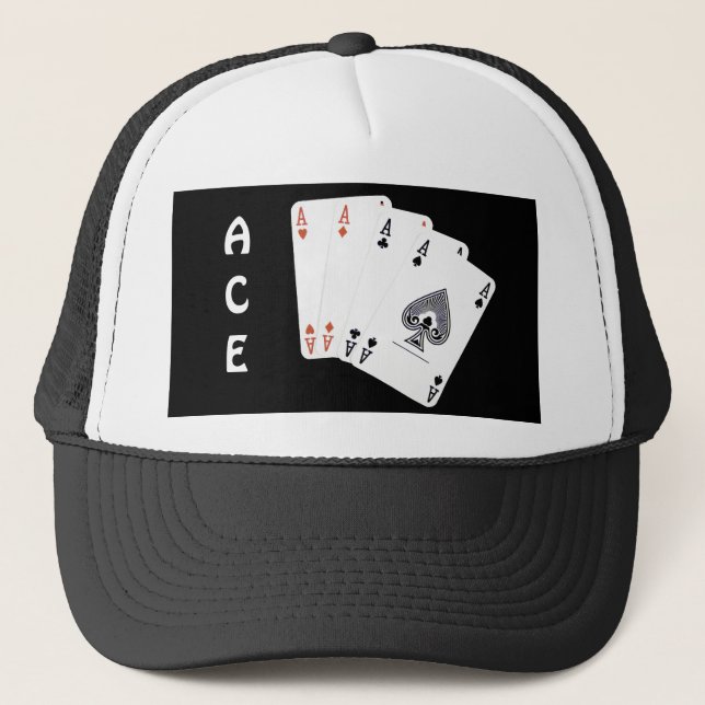 Gorra De Camionero Actitud ACE + Compromiso = Excelencia (Anverso)