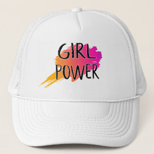 Gorra De Camionero Actitud Feminista de Poder de Chica Cita de Confia