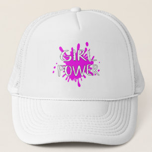 Gorra De Camionero Actitud Feminista de Poder de Chica Cita de Confia