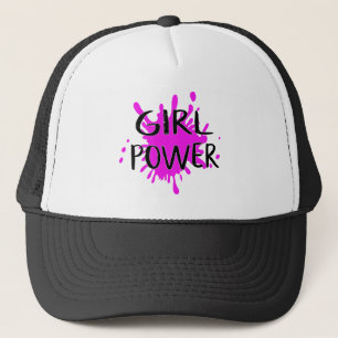 Gorra De Camionero Actitud Feminista Poder Femenino Frase de Confianz