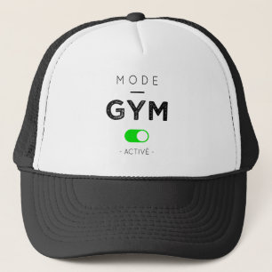 Gorra De Camionero Actividad en el gimnasio de modo