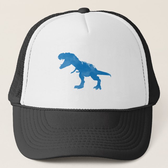 Gorra De Camionero Acuarela de dinosaurio (Anverso)