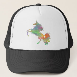 Gorra De Camionero Acuarela del unicornio