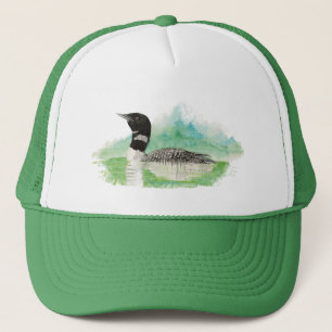 Gorra De Camionero Acuarela Frecuente Lojo Ave Naturaleza natural
