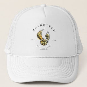 Gorra De Camionero Acuarela Snitch Dorada